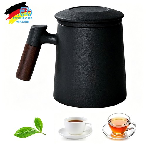 Teekanne holzgriff keramik - teekanne,
