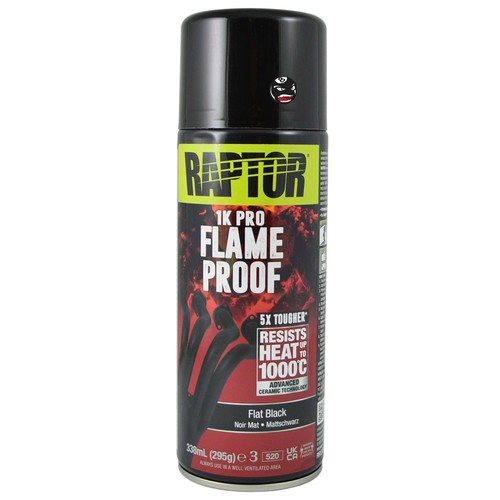 Raptor flameproof auspuff lack - flameproof,