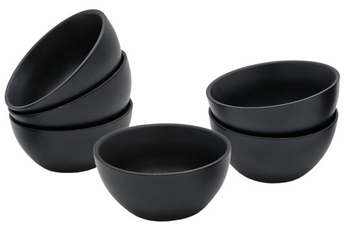 Keramik dip schale schwarz - dip,