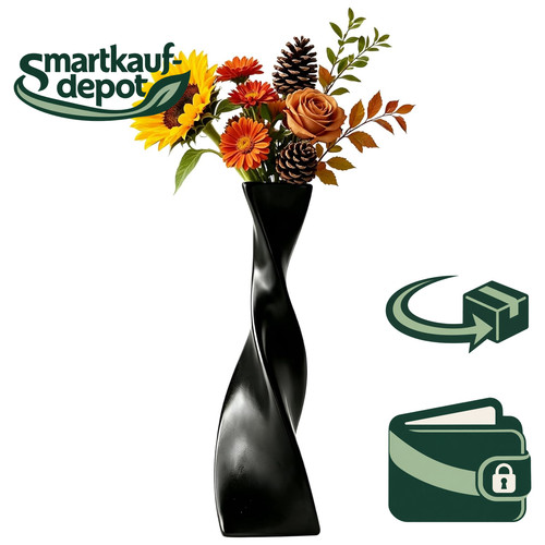 Knospenvase keramik schwarz - keramik,