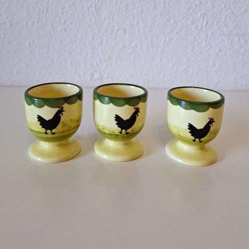 Zeller keramik eierbecher 3er - keramik,