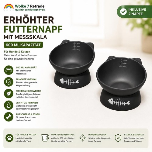 Katzen futternapf erhöht - futternapf,
