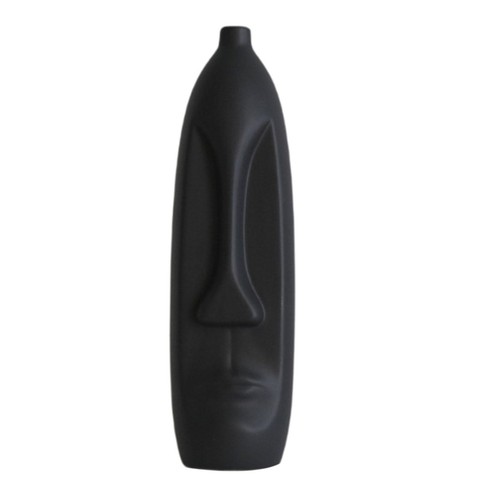 Keramikvase mit menschlichem - keramikvase,