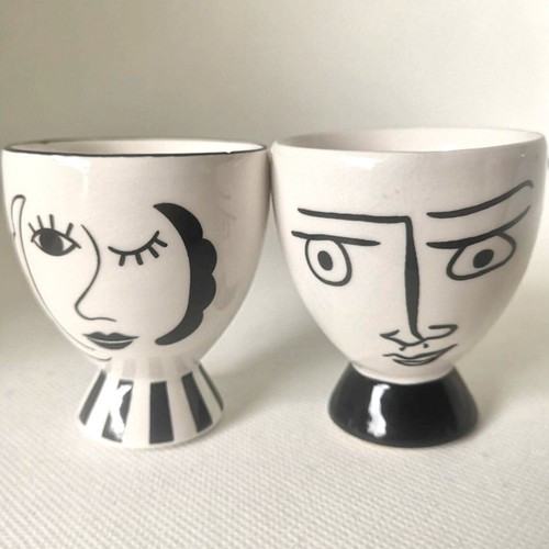 Eierbecher set abstrakt - x,