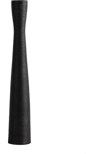 Keramik vase schwarz groß - schwarz,
