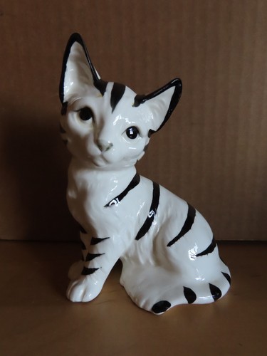 Figur katze weiß mit - katze,