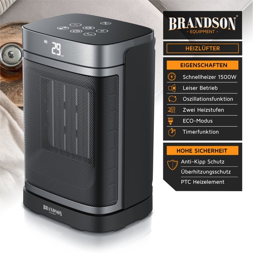Brandson keramik heizlüfter - brandson, keramik-heizlüfter