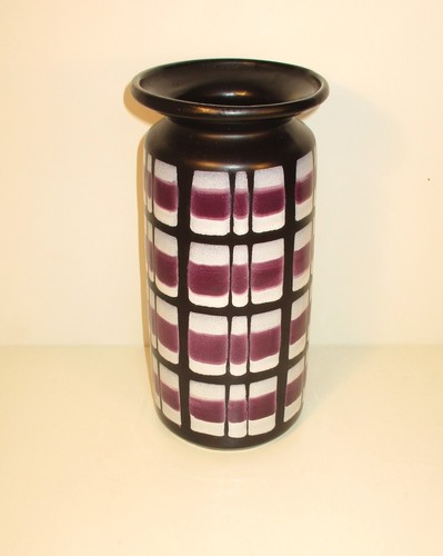 Keramik vase schwarz - keramik, weiß