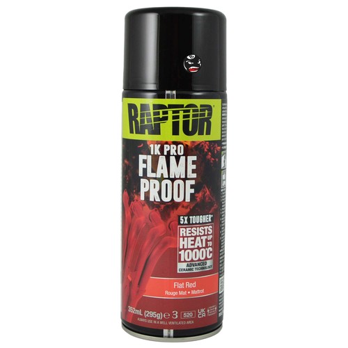 Raptor flameproof auspuff lack - flameproof,