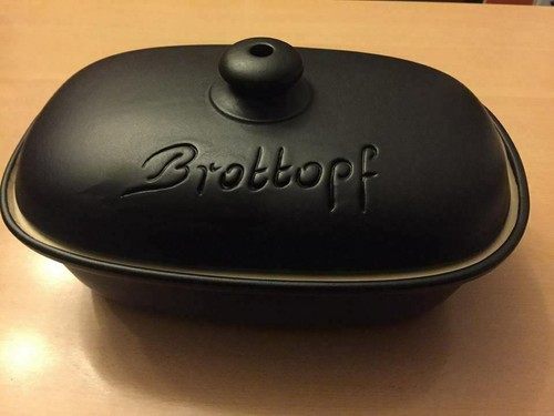 Brottopf mit deckel keramik - brottopf,