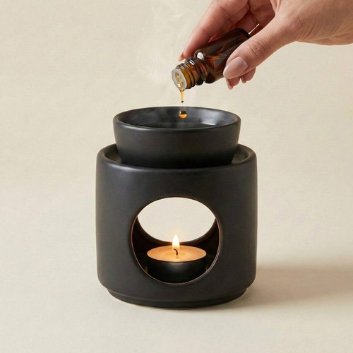 Elegante duftlampe aus keramik - aus,